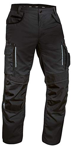 Uvex Tune-up 8909 Pantalon de Trabajo para Hombre - Pantalones Cargo para Trabajar de Algodón y de Cordura - Multibolsillos - Bolsillo de Las Rodilleras - Color Gris, Negro, Azul, Verde, Blanco